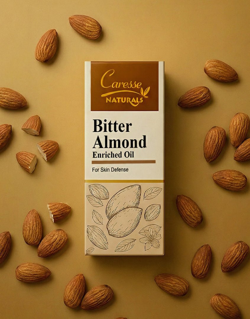 Best CARESSE NATURALS BITTER ALMOND ENRICHED OIL - 30 ml Online In Pakistan - Caresse