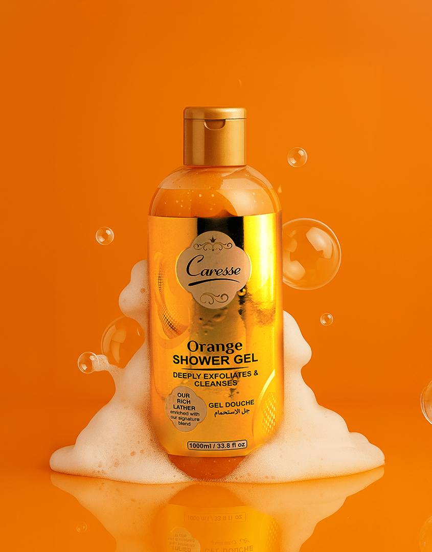 Best Caresse Orange Shower Gel - 1000 ML Online In Pakistan - Caresse