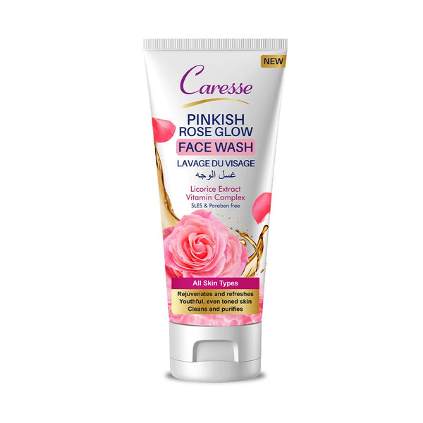 Best Pinkish Rose Glow Facewash Online In Pakistan - Caresse