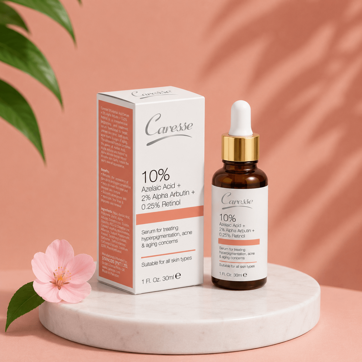 Best Caresse Serum Azelaic Acid 10% - 30 ML Online In Pakistan - Caresse