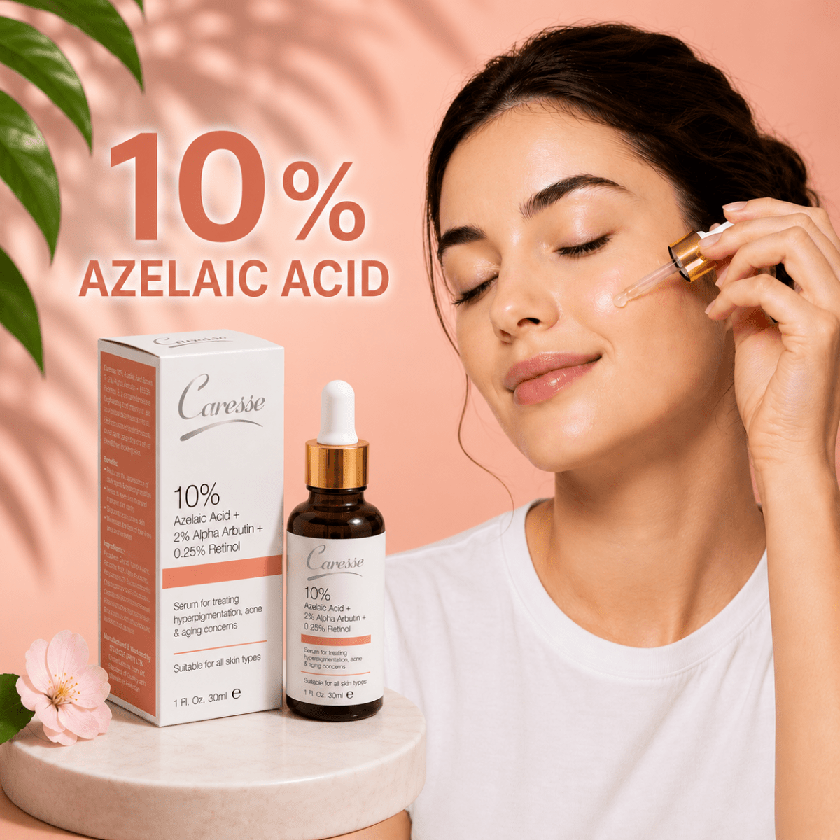 Best Caresse Serum Azelaic Acid 10% - 30 ML Online In Pakistan - Caresse