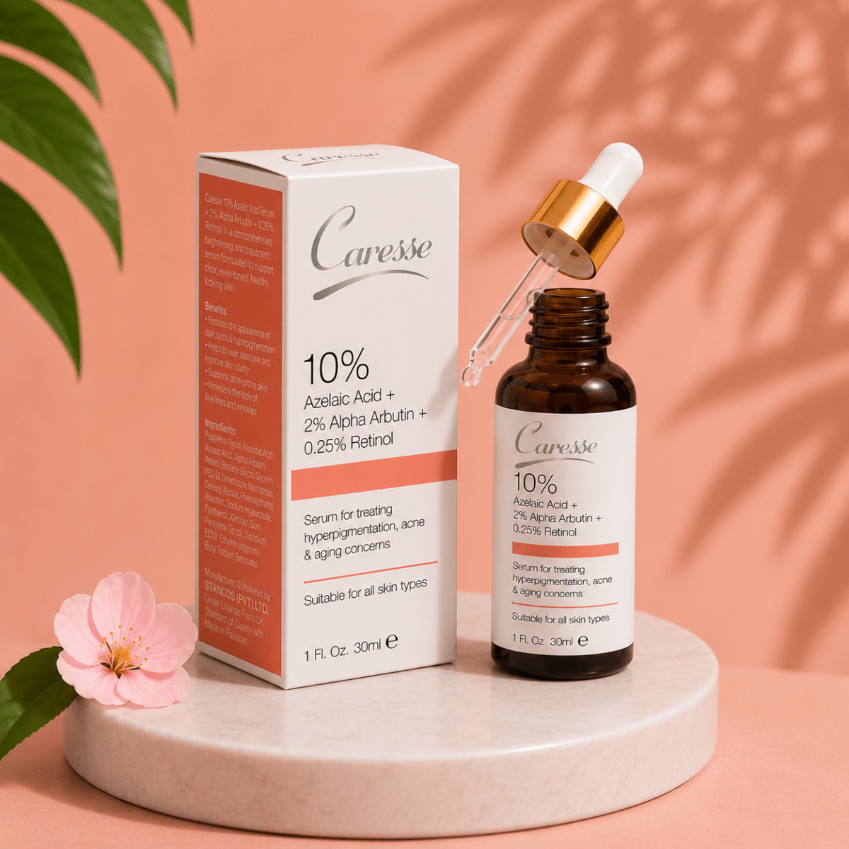 Best Caresse Serum Azelaic Acid 10% - 30 ML Online In Pakistan - Caresse