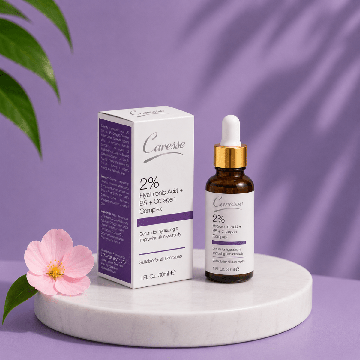 Best Caresse Serum Hyaluronic Acid 2% - 30 Ml Online In Pakistan - Caresse