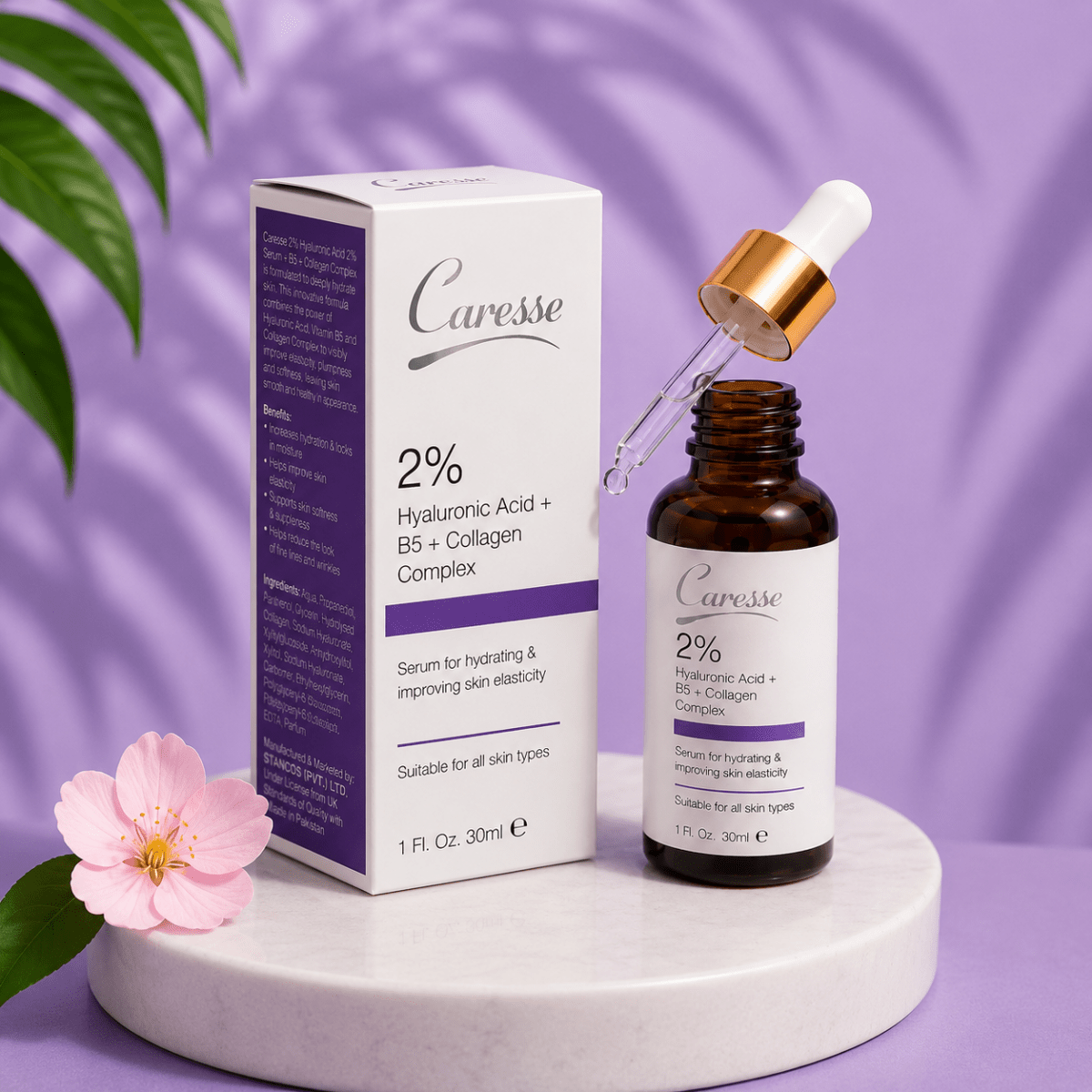 Best Caresse Serum Hyaluronic Acid 2% - 30 Ml Online In Pakistan - Caresse
