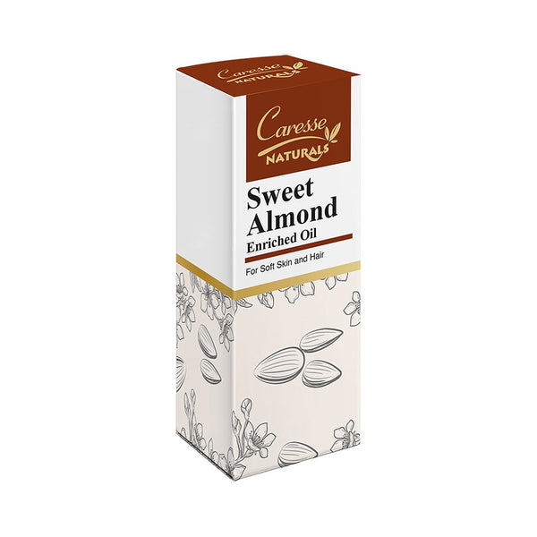 Best Caresse Sweet Almond Enriched Oil - 30 ml Online In Pakistan - Caresse