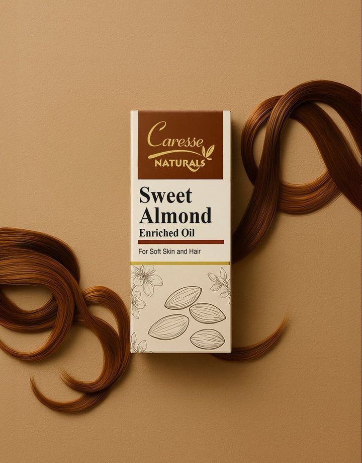Best Caresse Sweet Almond Enriched Oil - 30 ml Online In Pakistan - Caresse
