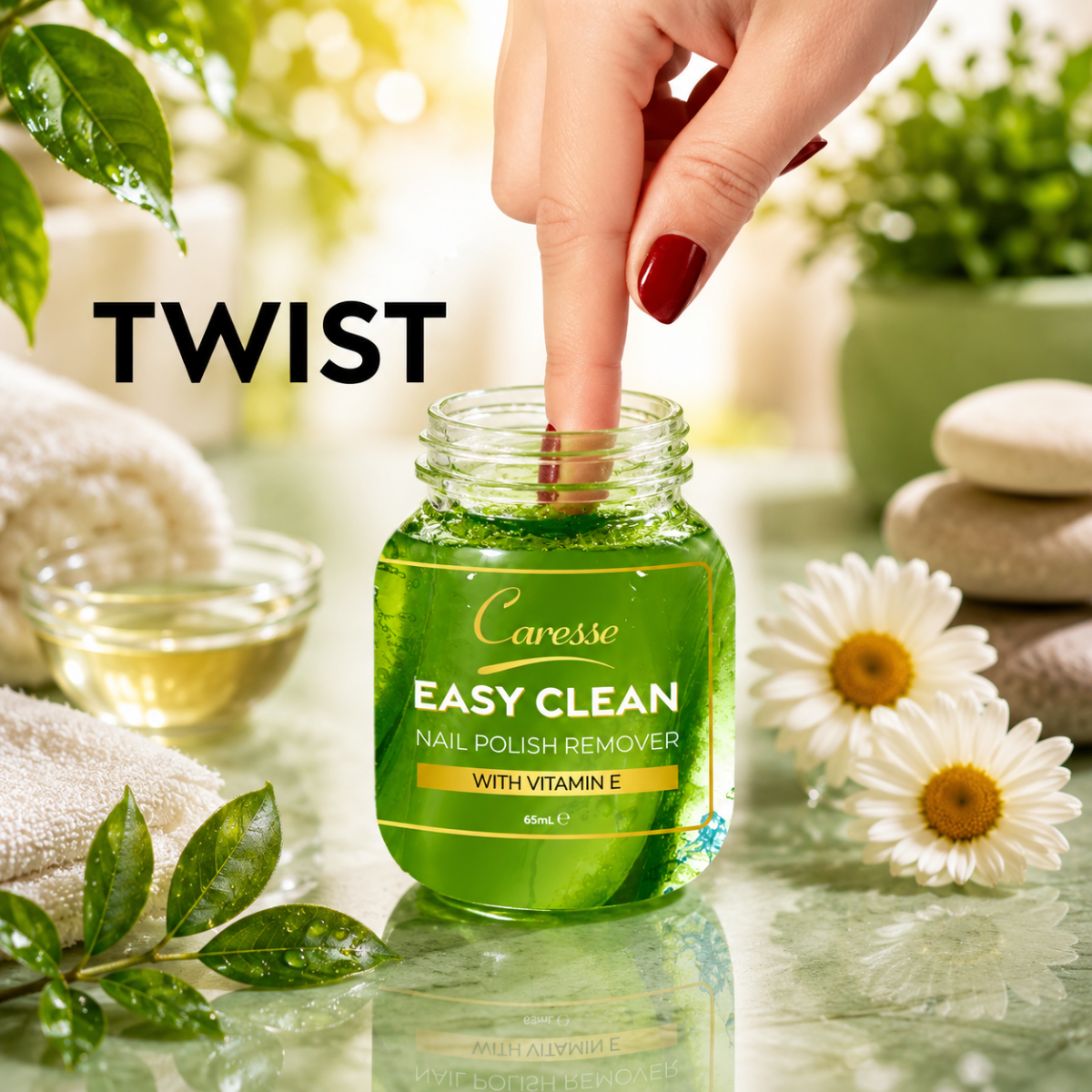 Best Easy Clean Nail Polish Remover Aloe Vera Online In Pakistan - Caresse