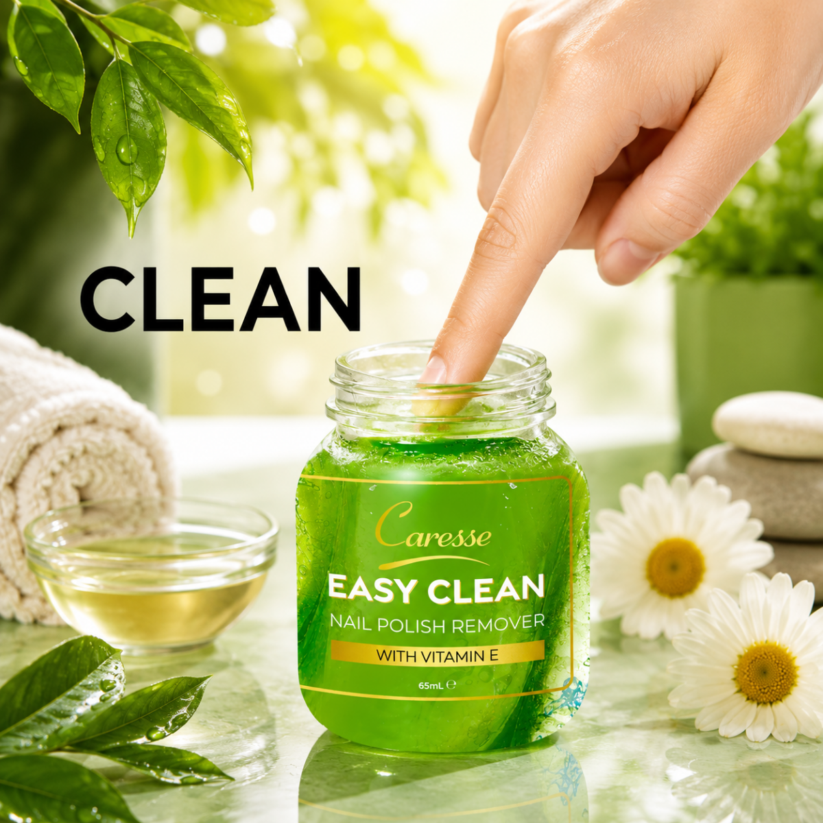 Best Easy Clean Nail Polish Remover Aloe Vera Online In Pakistan - Caresse