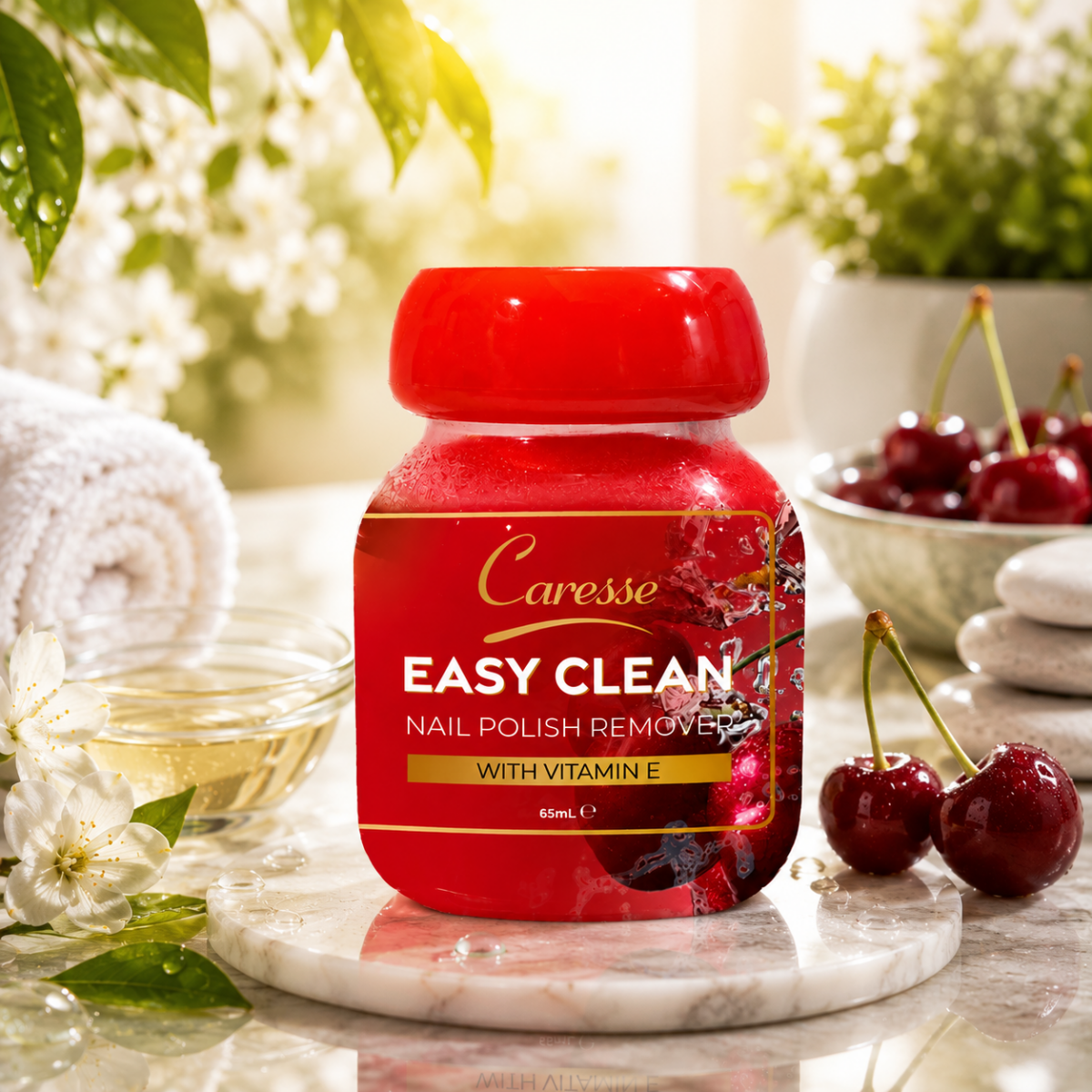Best Easy Clean Nail Polish Remover Cherries Online In Pakistan - Caresse