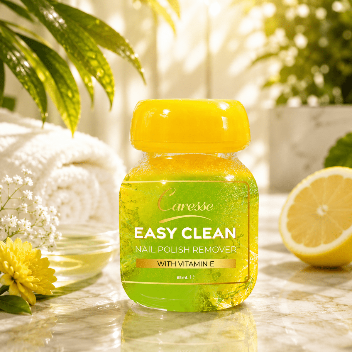 Best Easy Clean Nail Polish Remover Lemon Online In Pakistan - Caresse