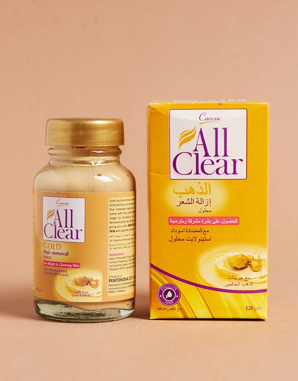 Best Gold Hair Removal Lotion Online In Pakistan - All Clear