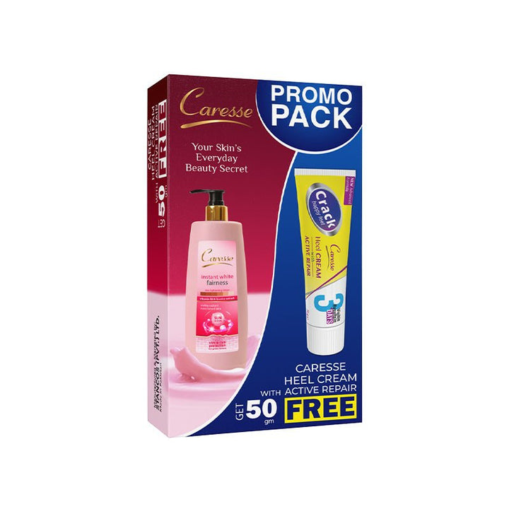 Best Lotion 400ml with Heel Cream Free - Promo Pack Online In Pakistan - Caresse