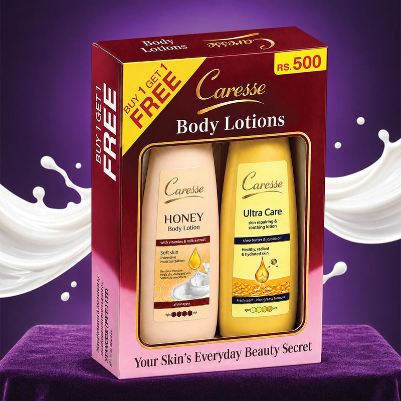 Best Lotions Buy1Get1 - 200ml Promo Pack Online In Pakistan - Caresse
