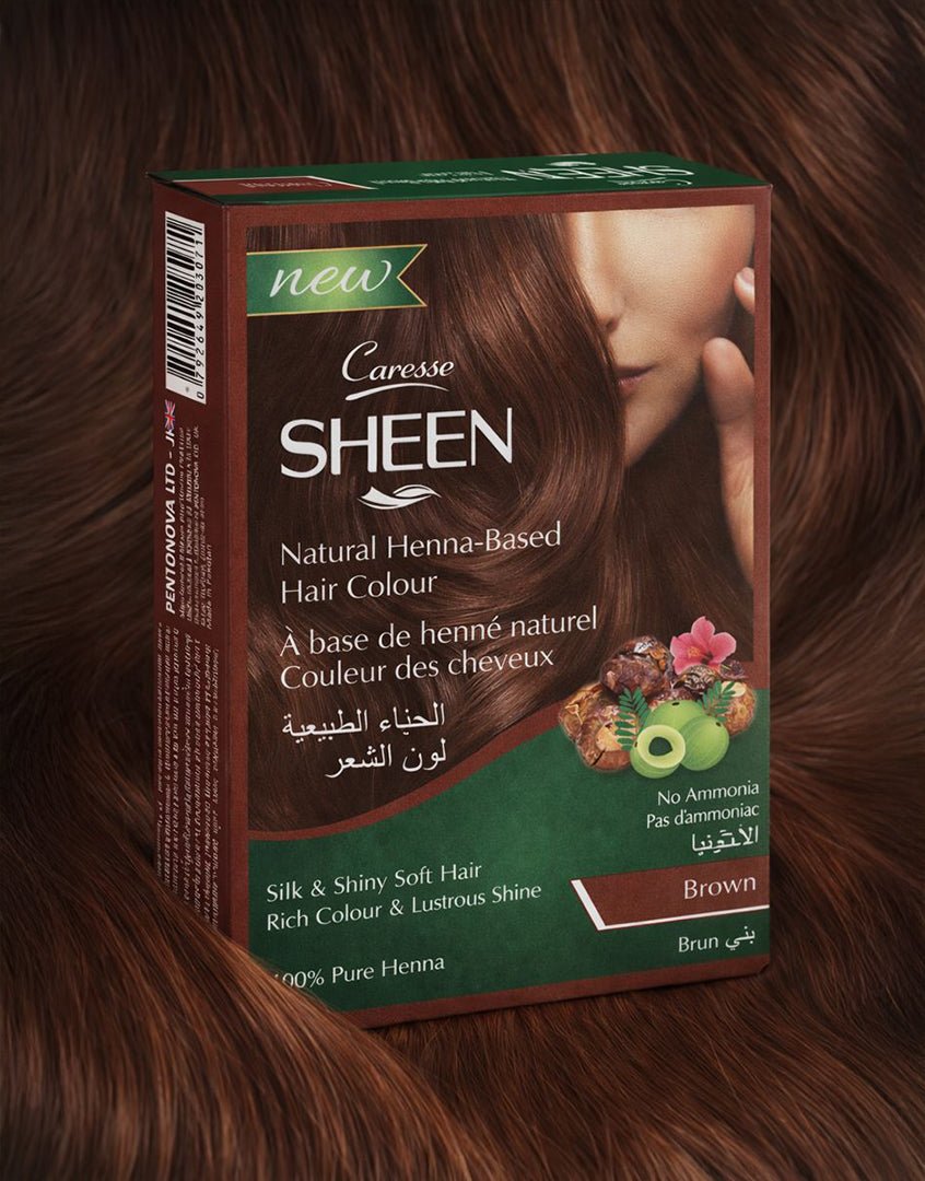 Best Natural Heena Based Hair Colour Brown 1 - PC PACK Online In Pakistan - Natural Heena