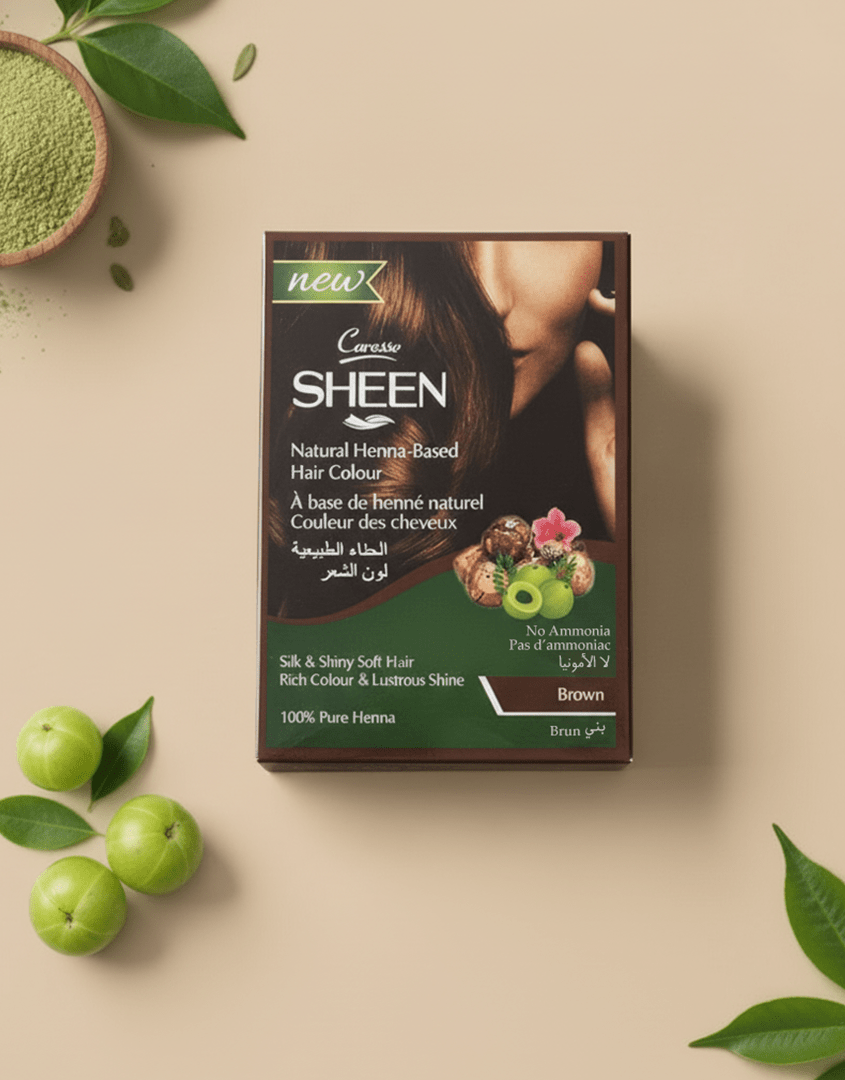 Best Natural Heena Based Hair Colour Brown 6 - PC PACK Online In Pakistan - Natural Heena