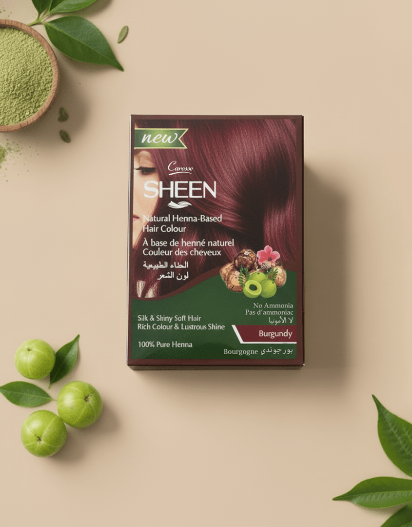 Best Natural Heena Based Hair Colour Burgundy 6 - PC PACK Online In Pakistan - Natural Heena