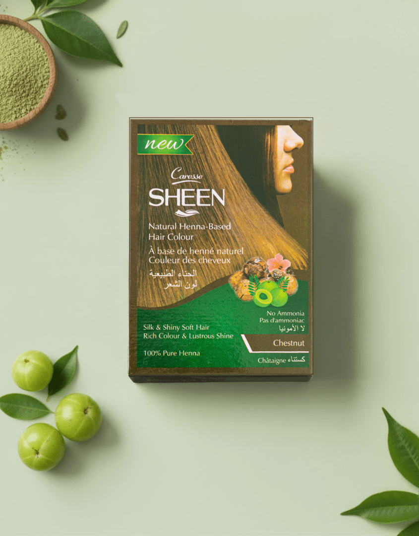 Best Natural Heena Based Hair Colour Chestnut 6 - PC PACK Online In Pakistan - Natural Heena