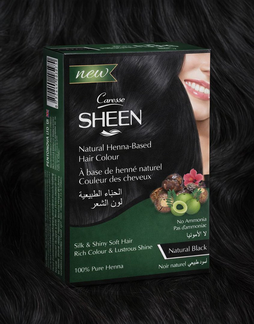 Best Natural Heena Based Hair Colour Natural Black 1 - PC PACK Online In Pakistan - Natural Heena