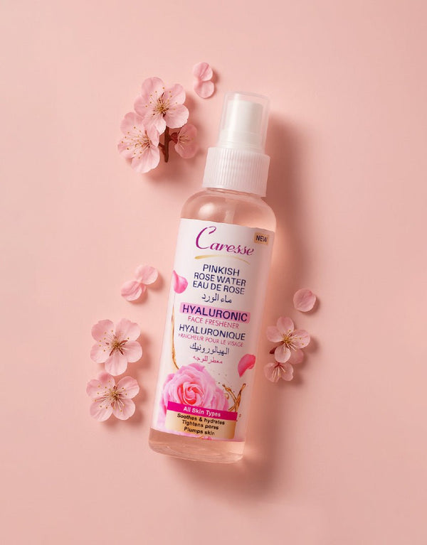 Best Pinkish Rose Water Hyaluronic Face Freshener Online In Pakistan - Caresse