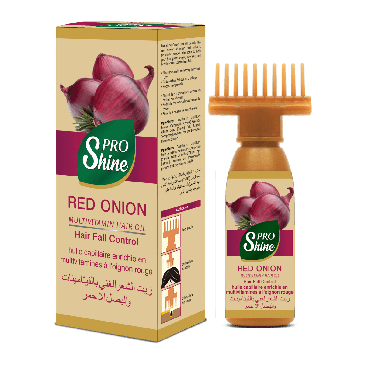 Best PRO SHINE HAIR OIL ONION - 120ml (WIN BACHAT) Online In Pakistan - Win Bachat