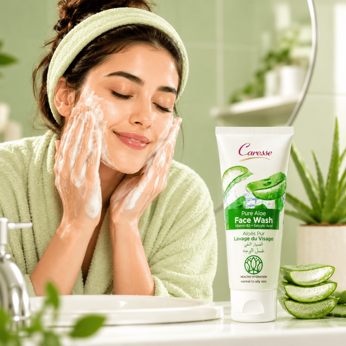 Best Pure Aloe Face Wash - 100ml Online In Pakistan - Caresse