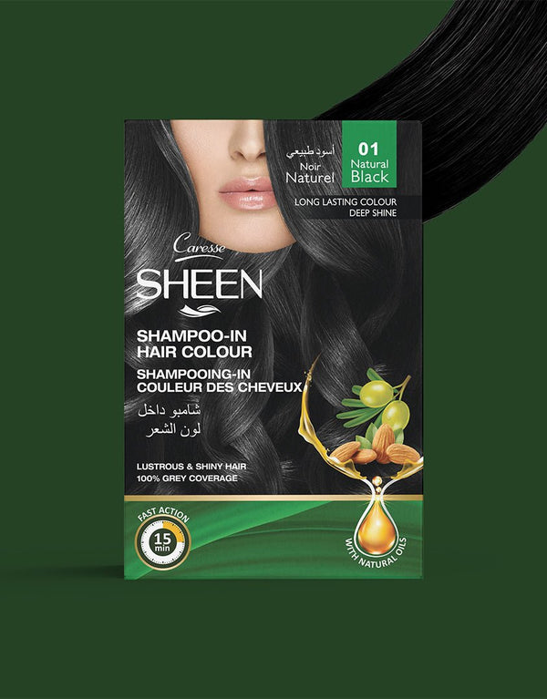 Best Sheen Hair Colour Shampoo Bottle (Black) Online In Pakistan - Sheen