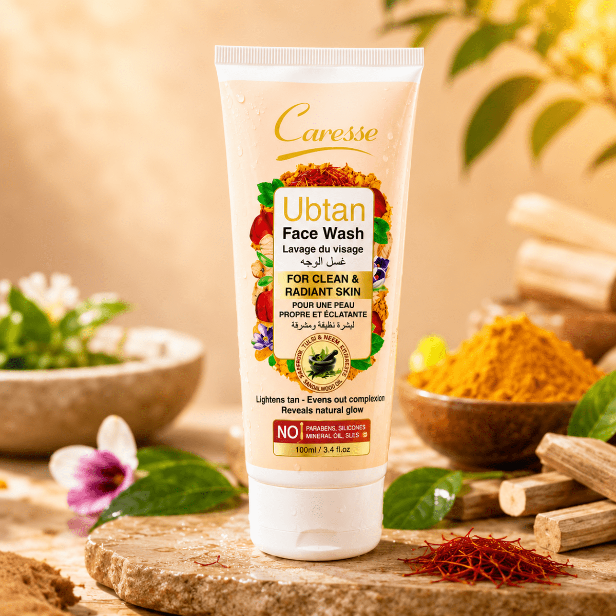 Best Ubtan Facewash - 100ml Online In Pakistan - Caresse