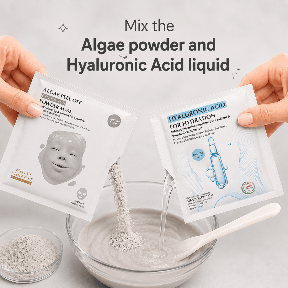 Best White Miracle Algae Peel Off Mask - Collagen Online In Pakistan - White Miracle