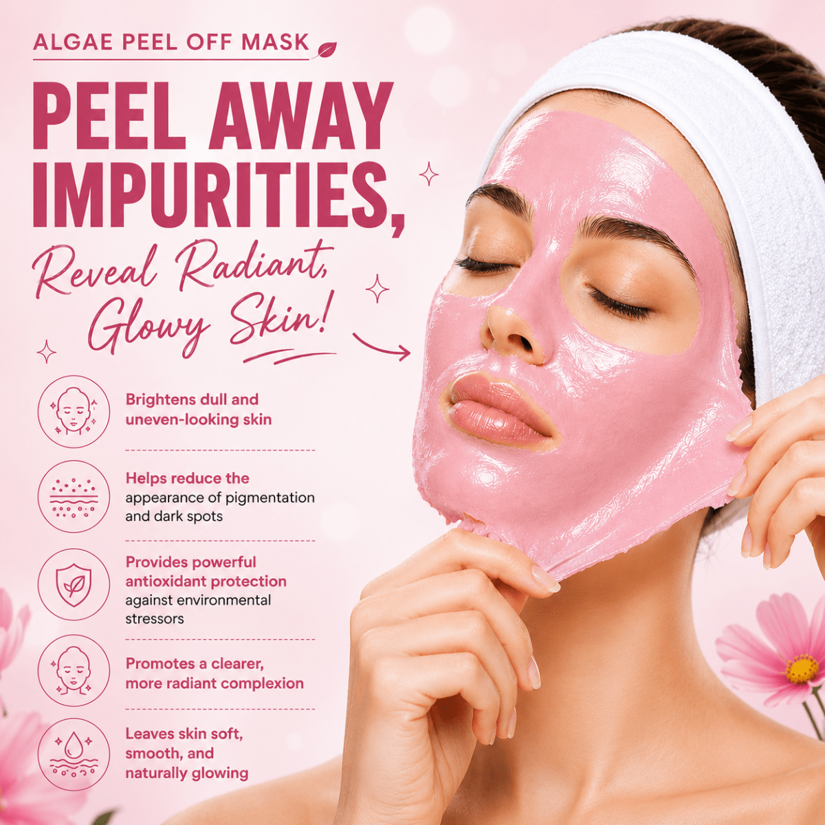 Best White Miracle Algae Peel Off Mask – Glutathione Online In Pakistan - White Miracle
