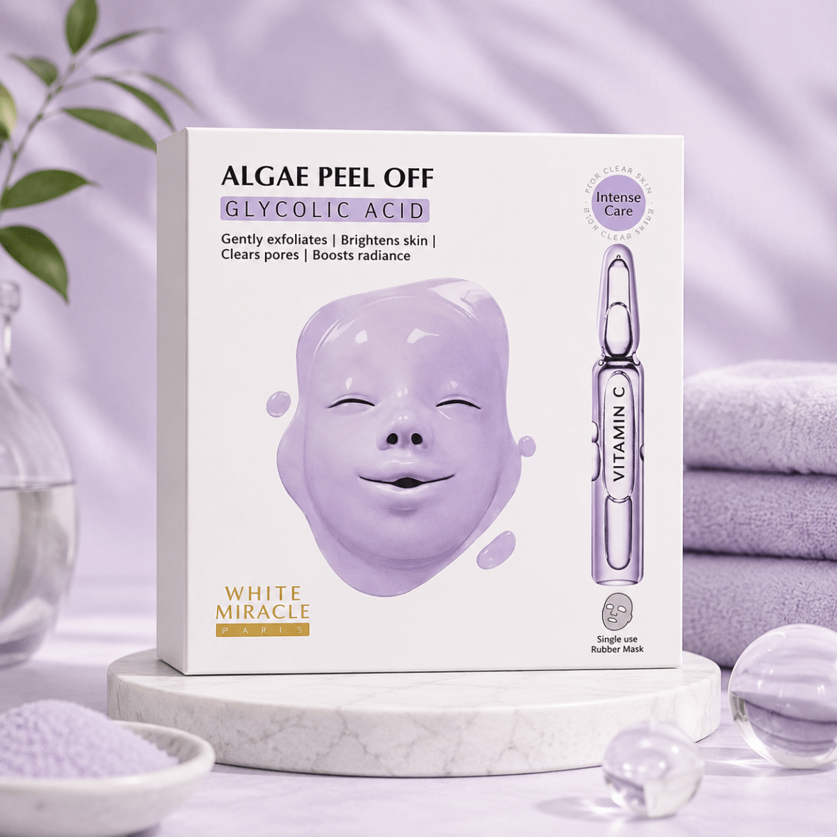 Best White Miracle Algae Peel Off Mask – Glycolic Acid Online In Pakistan - White Miracle