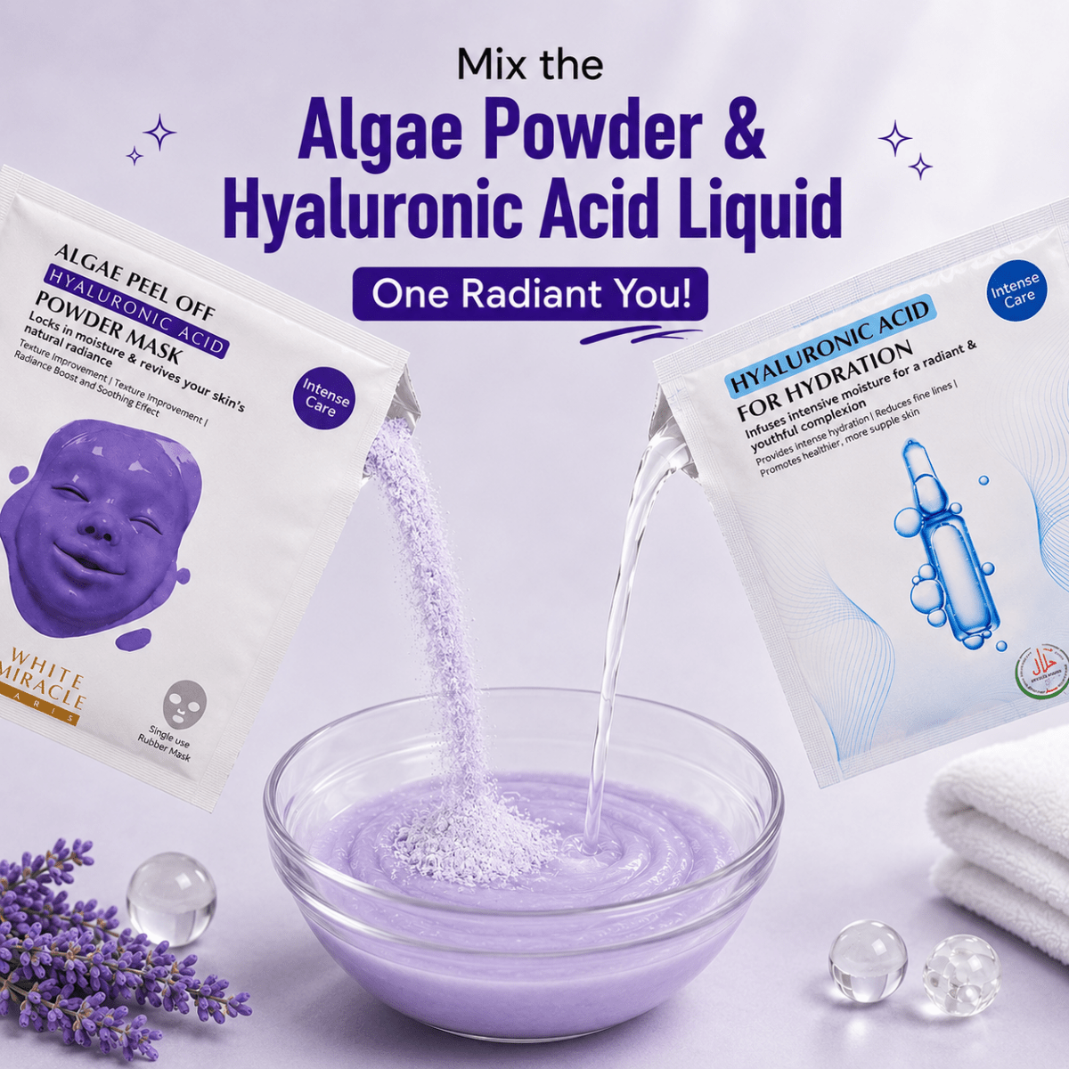 Best White Miracle Algae Peel Off Mask – Hyaluronic Acid Online In Pakistan - White Miracle