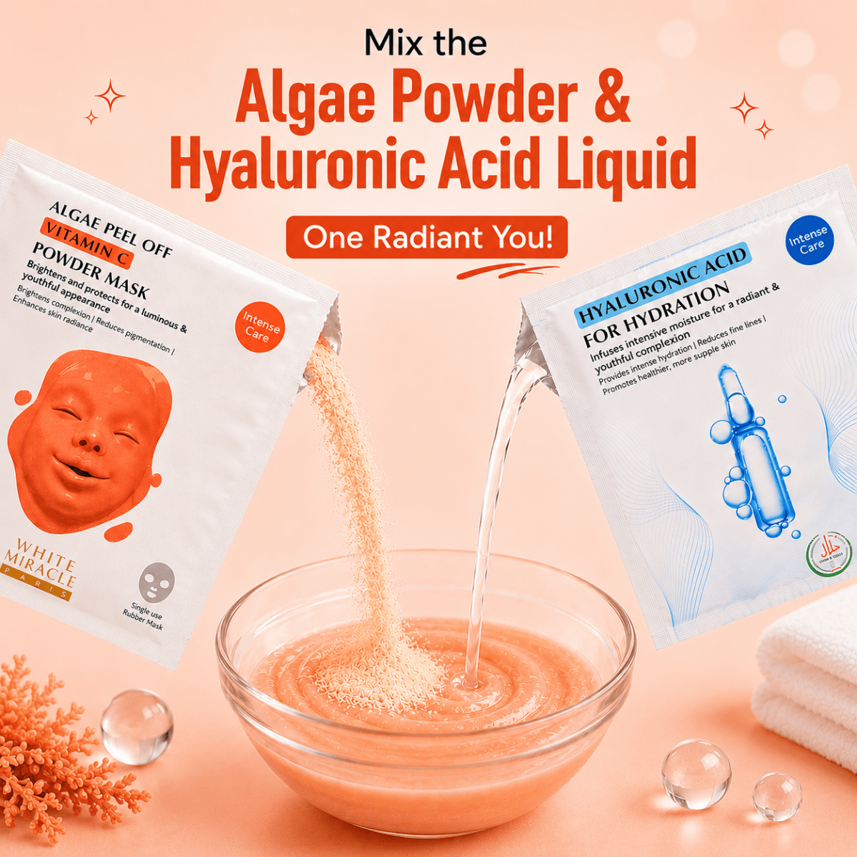 Best White Miracle Algae Peel Off Mask – Vitamin C Online In Pakistan - White Miracle