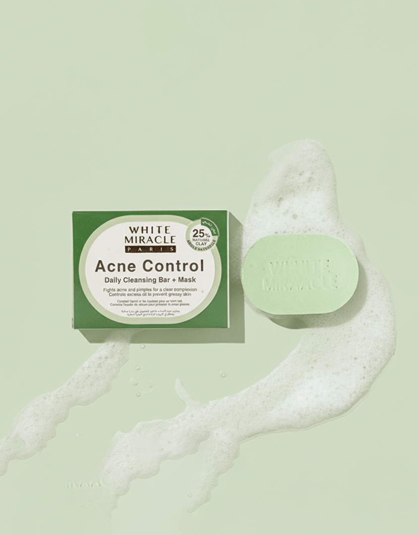 Best WHITE MIRACLE FACIAL BAR ACNE CONTROL - 65 g Online In Pakistan - Caresse