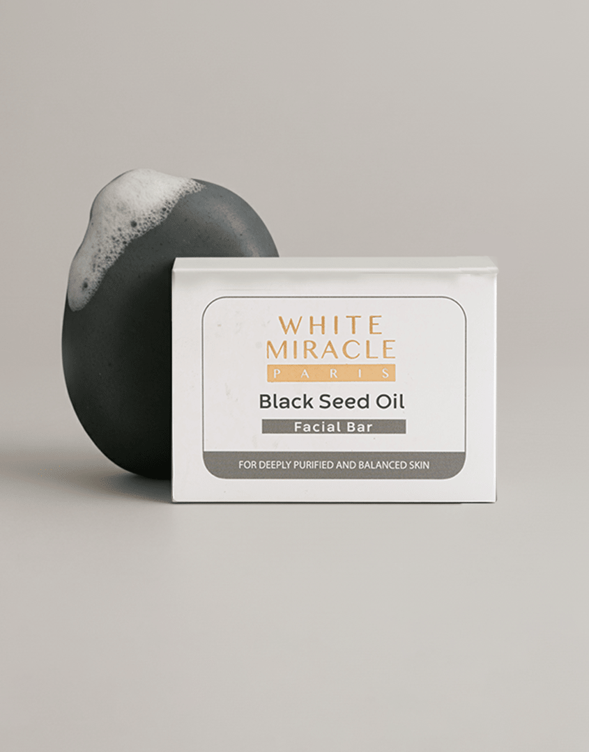 Best WHITE MIRACLE FACIAL BAR BLACKSEED - 100 g Online In Pakistan - Caresse