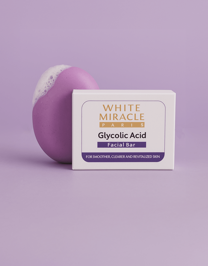 Best WHITE MIRACLE FACIAL BAR GLYCOLIC ACID - 100 g Online In Pakistan - Caresse