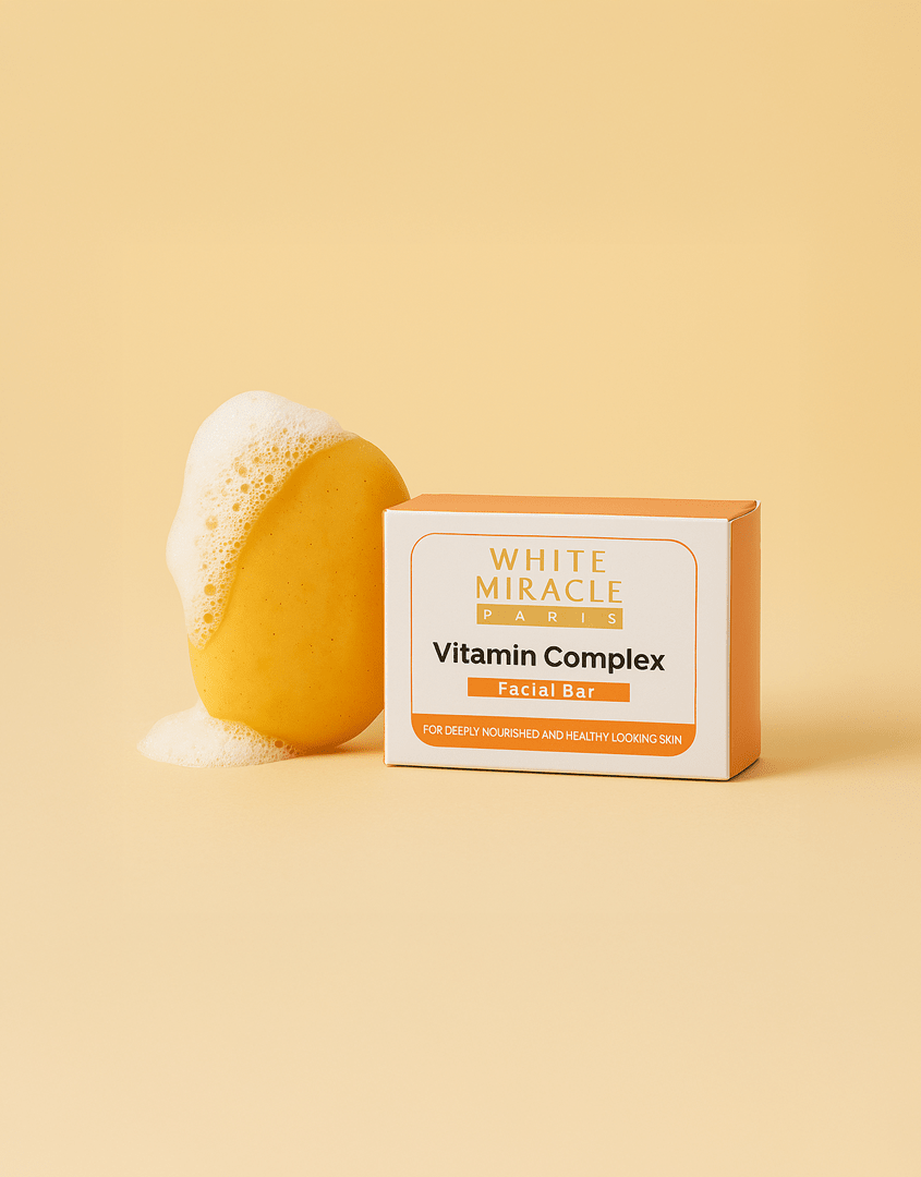 Best WHITE MIRACLE FACIAL BAR VITAMIN COMPLEX - 100 g Online In Pakistan - Caresse