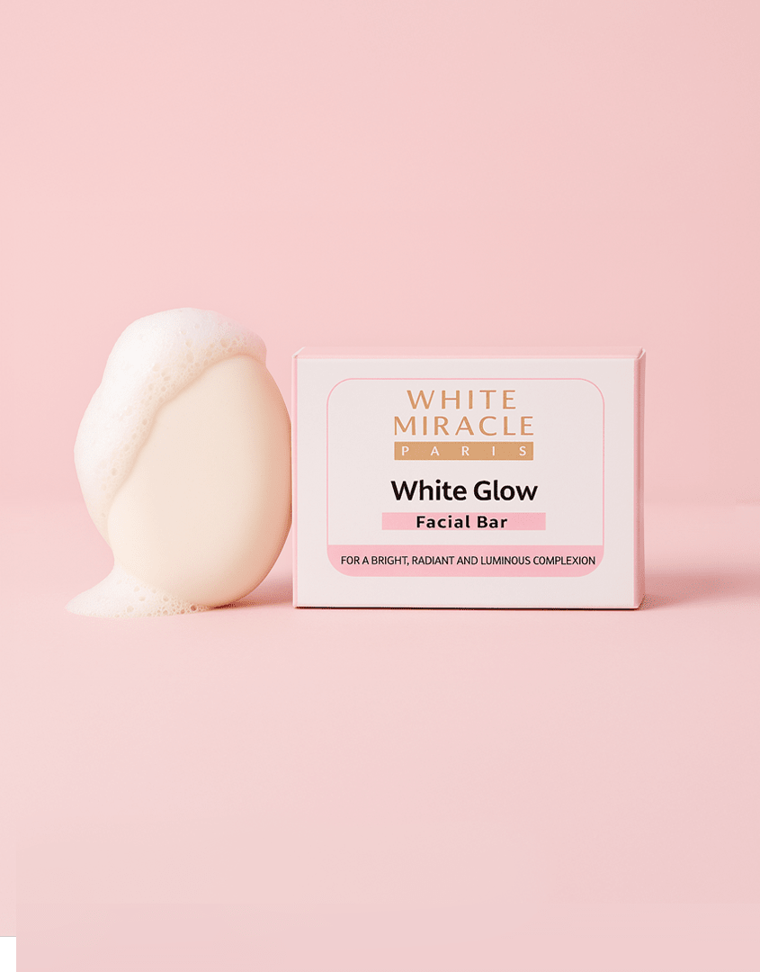 Best WHITE MIRACLE FACIAL BAR WHITE GLOW - 100 g Online In Pakistan - Caresse