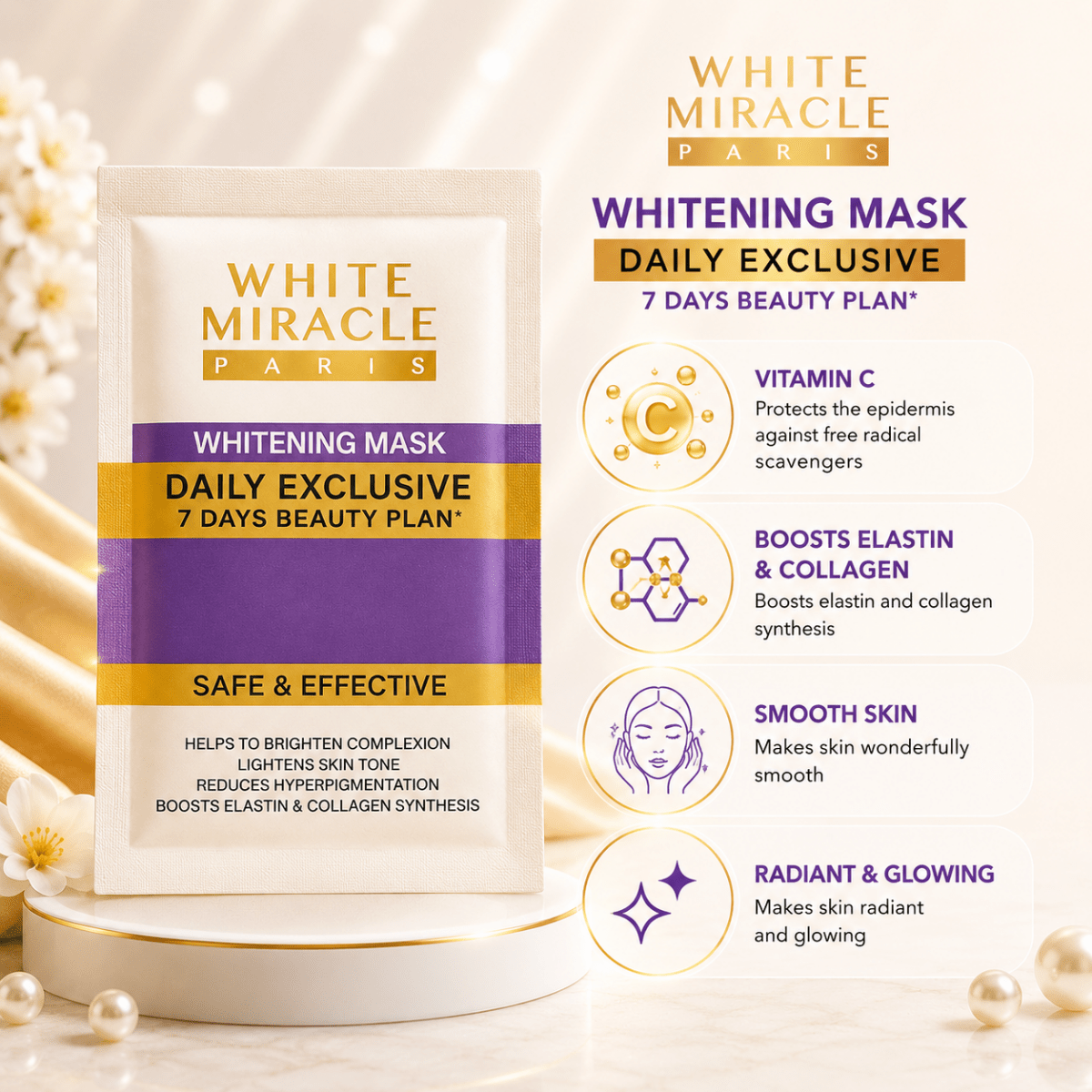 Best White Miracle Whitening 7 Days KIT Online In Pakistan - White Miracle