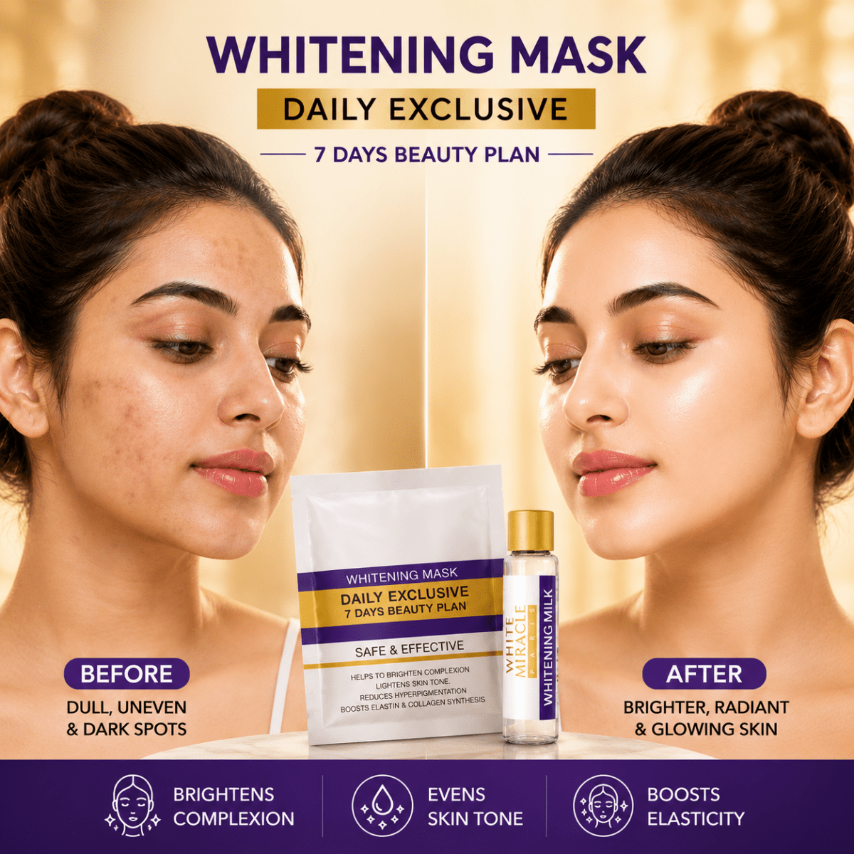 Best Whitening Mask - 15gm Online In Pakistan - White Miracle