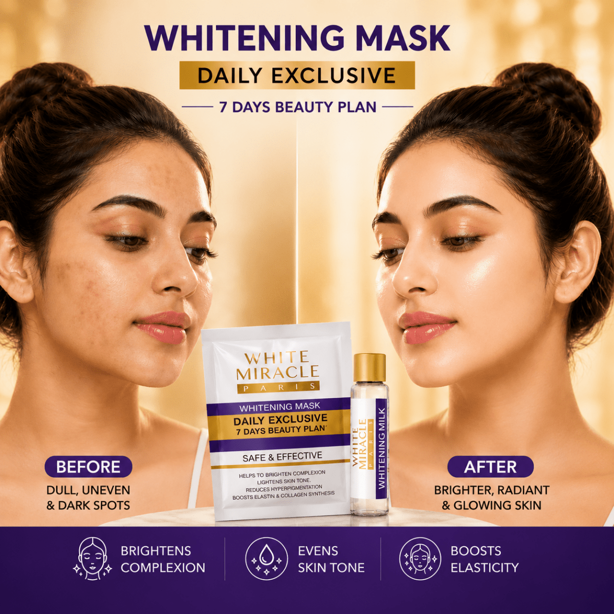 Best Whitening Mask - 15gm Online In Pakistan - White Miracle