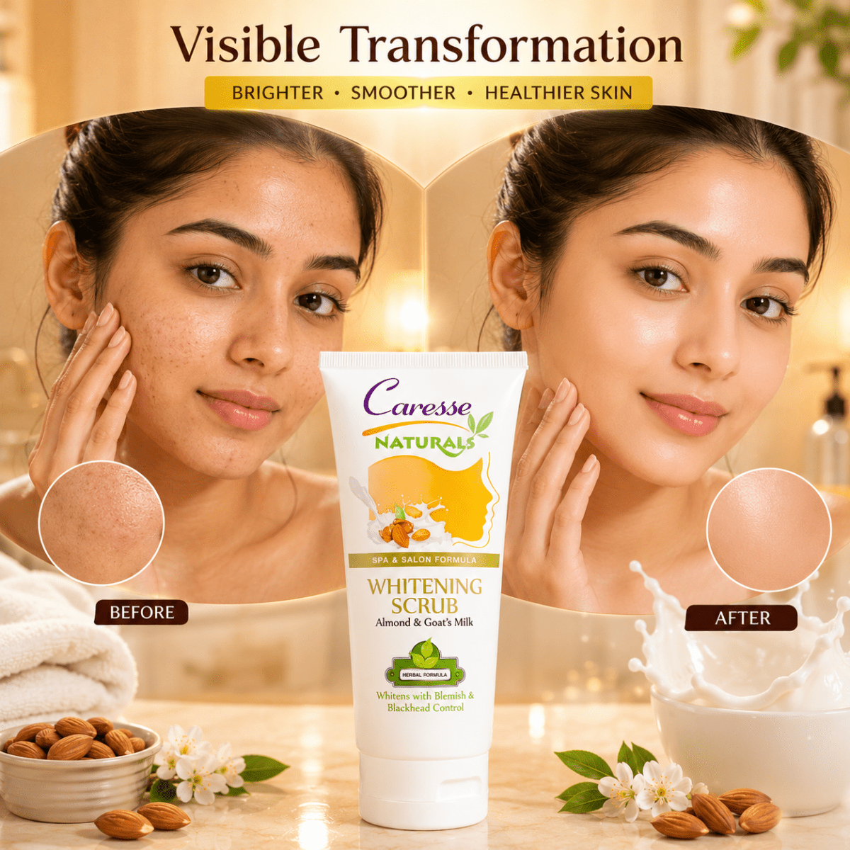 Best Whitening Scrub - 150ml Online In Pakistan - Caresse