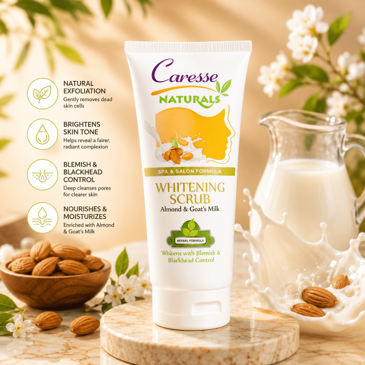 Best Whitening Scrub - 150ml Online In Pakistan - Caresse